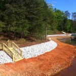 Custom Shoreline Steps and Granite Rip Rap from Martin Docks