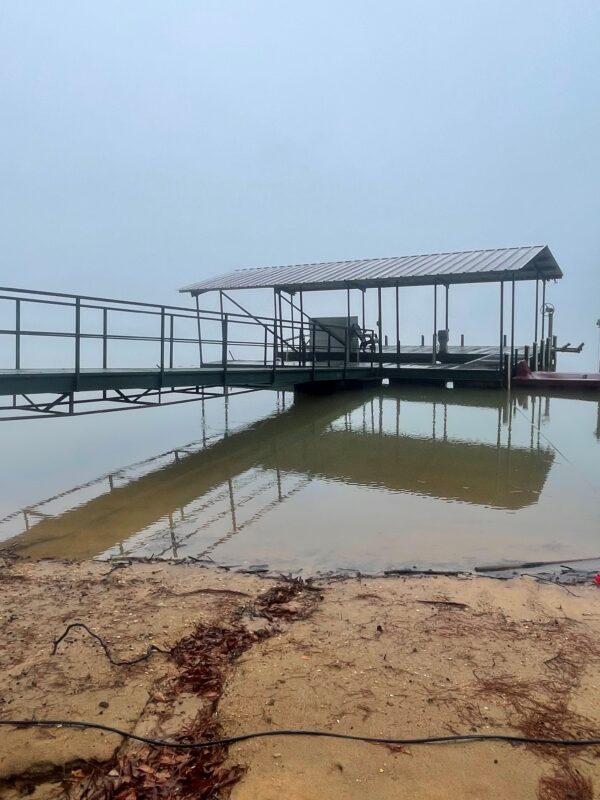 30' x 24' Gable Roof Steel Dock - Lake Hartwell