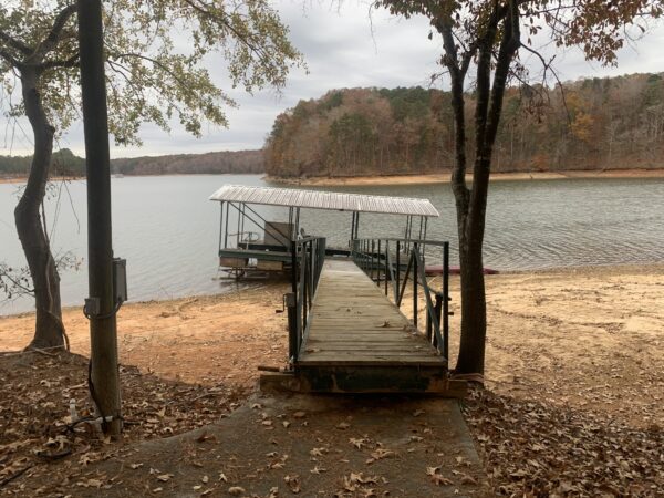 30' x 24' Gable Roof Steel Dock - Lake Hartwell - Image 2