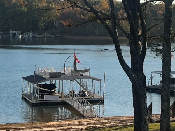 32' x 30' Gable Roof with Sundeck Aluminum Dock