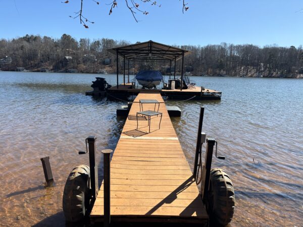 24' x 32' Gable Roof Steel Dock