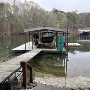 24' x 32' Gable Roof Steel Dock