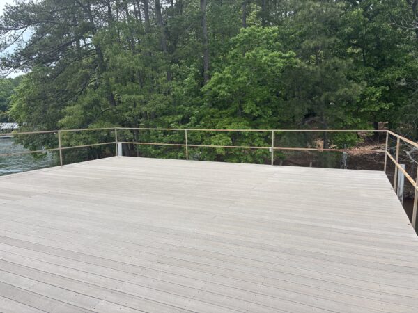 32' x 32' Flat Top with Sundeck Steel Dock w/ 10' x 24' Swim Platform - Image 2