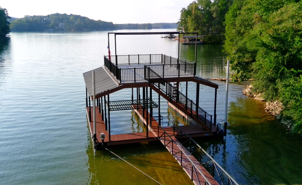 Floating Boat Docks for Lake Allatonna Homeowners