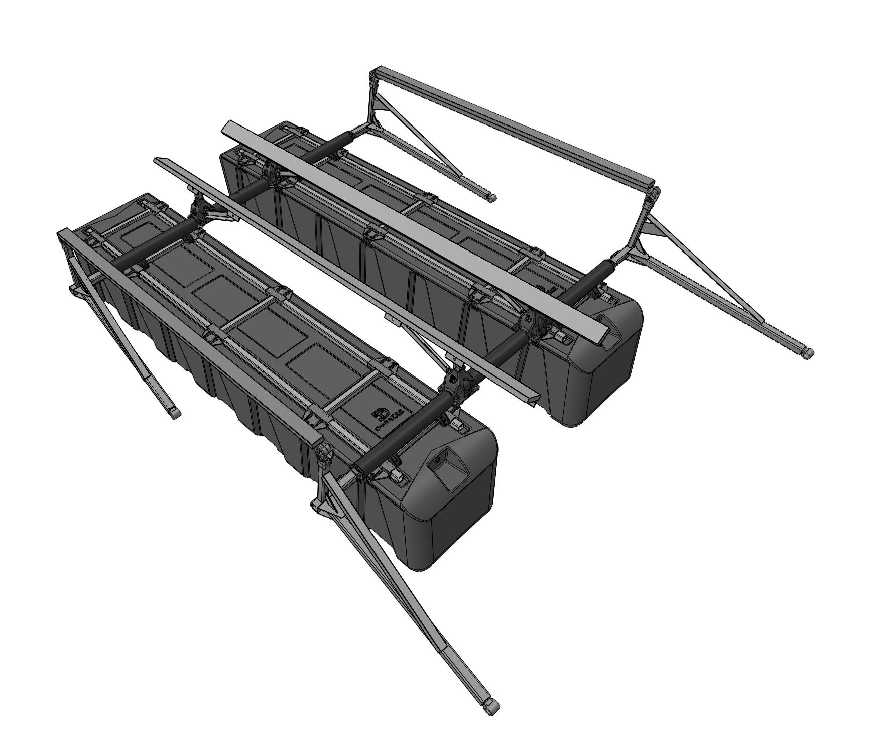 DuraTek XP Series boat lift for durable lake lifts