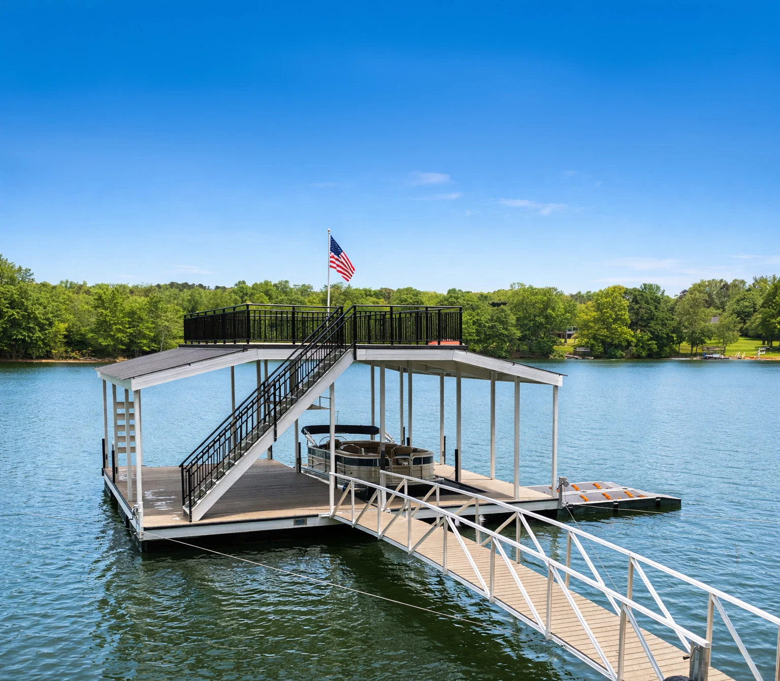 Custom Dock Clarks Hill Lake By Martin Docks