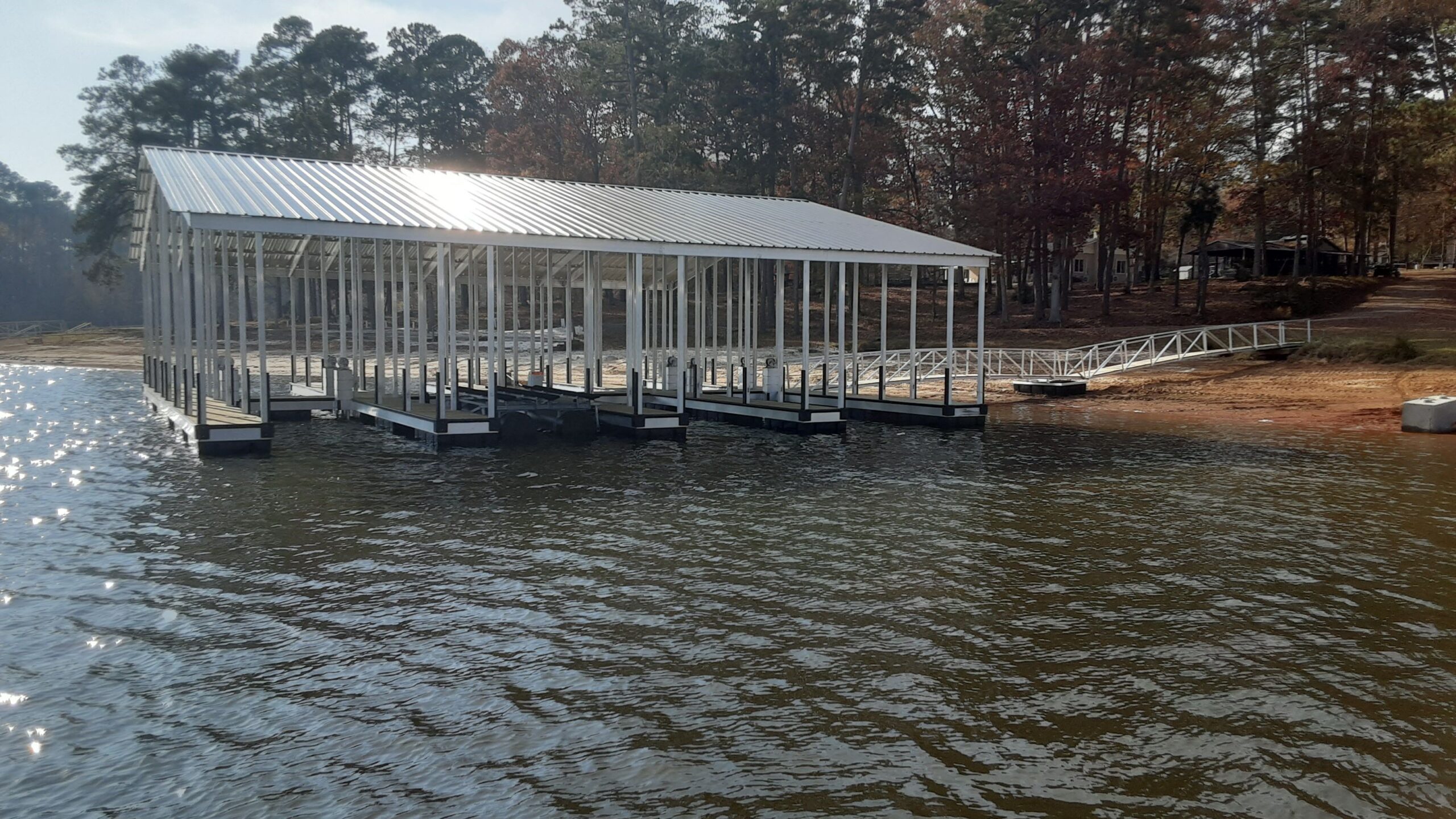 Thomson Boat Club Dock Marina on Clarks Hill Lake Georgia- Martin Docks