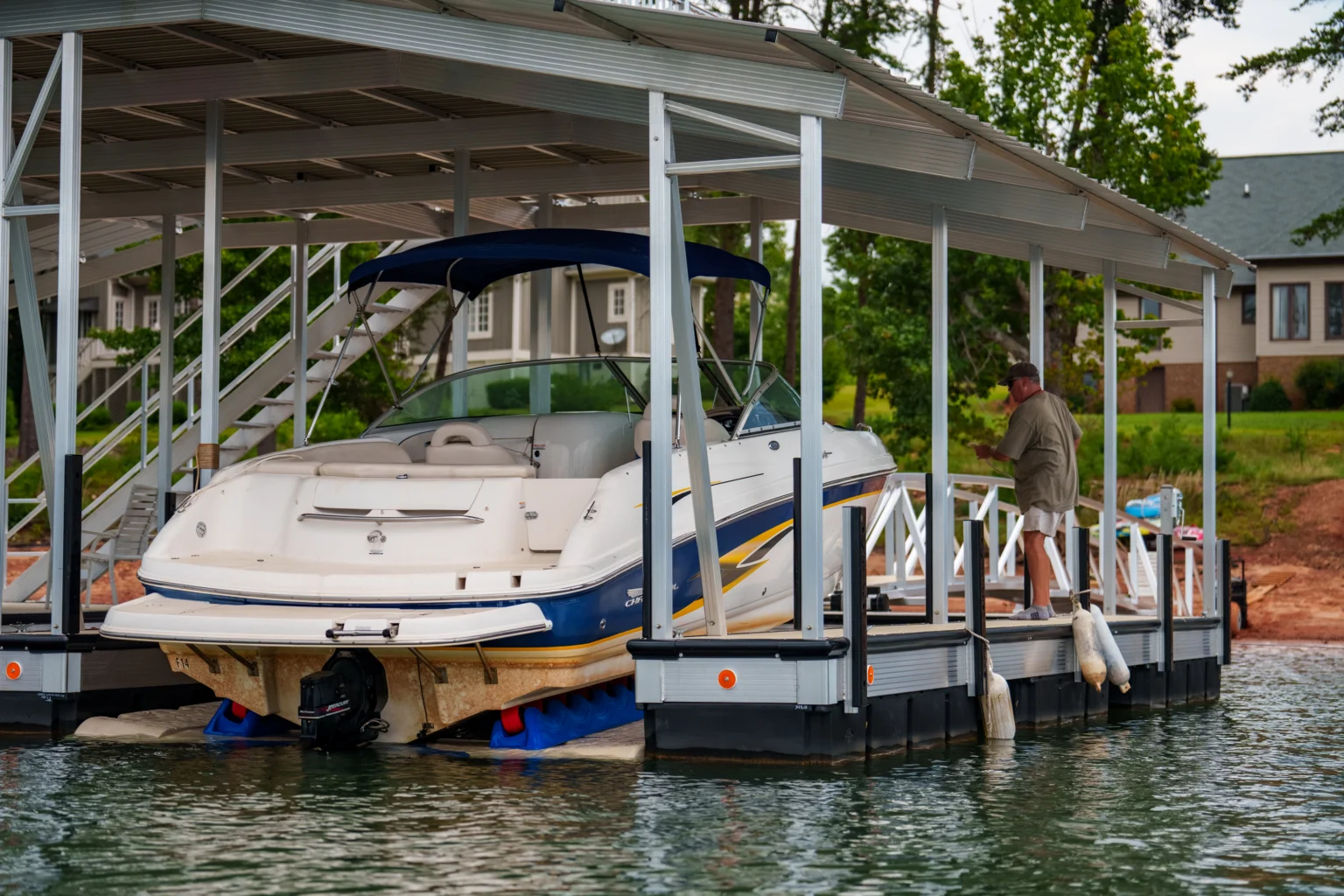 Extreme X24 Boat Port installation